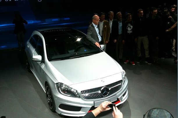 Mercedes boss Dieter Zetsche said 50 per cent of new A-class customers will be new to the brand.